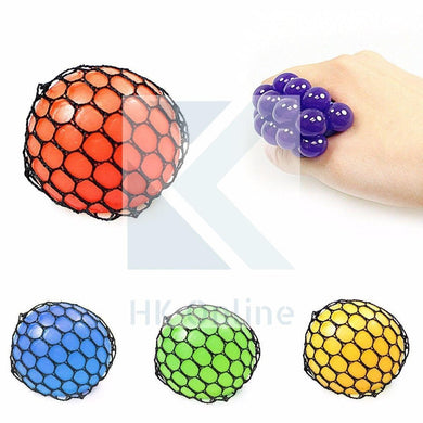 Squishy MESH BALL -Squeeze Grapes Toy, Stress Relief, ADHD