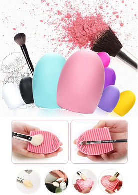 Silicone COSMETIC BRUSH EGG -Make Up Brush Cleaner, Hygienic, Easy Use, Easy Clean
