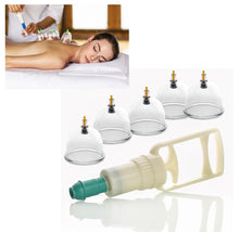 Load image into Gallery viewer, HK Online 48PC MASSAGE CUPPING THERAPY SET -Hijama Cupping Set, 20 LARGE Sports Massage Cups &amp; 4 SUCTION Pumps, Pain Relief, Lymphatic Drainage Boxed Set, 4 Pums, 20 Cups A2 67mm