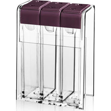 Load image into Gallery viewer, HK Online Set 3 SPICE JAR Set &amp; Storage Stand -BPA Free Storage Canisters, Counter Top Herb Jars