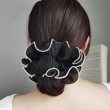 Load image into Gallery viewer, 4 MEGA CLAW CLIPS &amp; 4 CHIFFON SCRUNCHIES -HAIR CLAWS, Ponytail HAIR BOBBLES, Hair BANDS, 13cm CLAW CLIPS