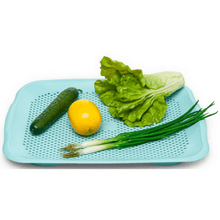 Load image into Gallery viewer, 36cm SINK CHOPPING BOARD DRAINING MAT -36 x 27cm Clutter Free Wash &amp; Drain Veg -Counter Top Dish Rack, Mug &amp; Cutlery Holder, Drip Tray