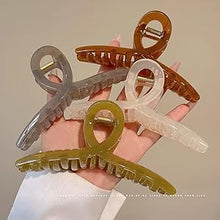 Load image into Gallery viewer, 4 GIANT JELLY CLAW CLIPS 13cm -Acrylic HAIR CLAW Gift Set, Easy Hold &amp; No Pull