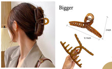 Load image into Gallery viewer, 4 GIANT JELLY CLAW CLIPS 13cm -Acrylic HAIR CLAW Gift Set, Easy Hold &amp; No Pull