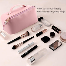Load image into Gallery viewer, EXPANDING TOILETRY BAG Organiser &amp; TOOTHBRUSH, TOOTHPASTE HOLDER CUP Set -Zipped Section, Snap on Closure, Travel, Holiday, Overnight Stay