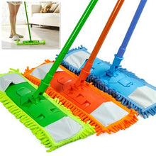 Load image into Gallery viewer, Extendable MICROFIBRE Mop -Wet or Dry Sweeper, Includes Washable Noodle Mophead