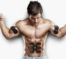 Load image into Gallery viewer, HK Online ABS TRAINER SET &amp; 3 CONTROLLERS -Ab Belt EMS Abdominal Muscle Stimulator, Muscle Toning Belts, Home Workout Fitness Device for Men &amp; Women