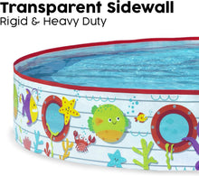 Load image into Gallery viewer, HK Online 152cm x 25cm INFLATABLE PADDLING POOL -60" &amp; 435 Litre Capacity, 1 Air Chambers With 13mm Valve. RIGID SIDE HEAVY DUTY WALL Paddling Pool (60" Pool x 10" High)