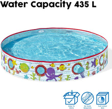 Load image into Gallery viewer, HK Online 152cm x 25cm INFLATABLE PADDLING POOL -60" &amp; 435 Litre Capacity, 1 Air Chambers With 13mm Valve. RIGID SIDE HEAVY DUTY WALL Paddling Pool (60" Pool x 10" High)