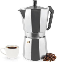 Load image into Gallery viewer, 9 Cup Italian ESPRESSO STOVE TOP COFFEE MAKER -Continental Percolator Pot Jug, Camping, Caravan, Brewing Rich Coffee