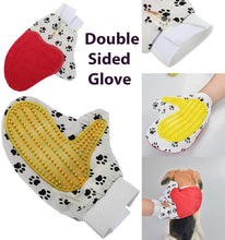 Load image into Gallery viewer, 10 PACK Double Sided Dog GROOMING MITT -Remove Pet Hair, Gentle Massage Glove (10 PACK RANDOM)