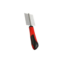 Load image into Gallery viewer, 1 Double Sided DOG GROOMING COMB -Fur Grooming Rake, Dog Dematting Tool, Pet Hair Deshedding Tool