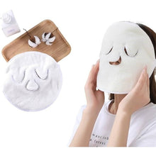 Load image into Gallery viewer, HK Online 1 HOT COMPRESS FACE TOWEL MASK &amp; 1 3D FACIAL CLEANSING WAND -Facial SPA Towelling Mask, Facial Steaming Mask, HOT &amp; Cold Compress Facial Towel Mask