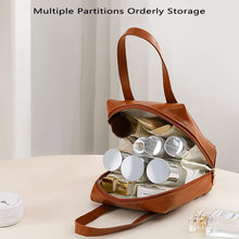Load image into Gallery viewer, EXPANDING TOILETRY BAG HOLDALL &amp; 8PC HAIRDRESSING SET - Zipped Section Toiletry Bag, Snap on Closure, Travel, Holiday, Overnight Stay