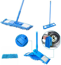 Load image into Gallery viewer, 10PK MICROFIBRE MOP HEADS Refill, Replacement Mop Pad, Dust Cloth, Washable Cleaning Sweeper Pad 41cm x 13cm approx (10 PACK Random)