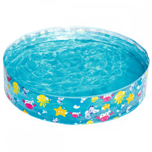 Load image into Gallery viewer, HK Online 122cm x 25cm INFLATABLE PADDLING POOL -277 Litre Capacity, 1 Air Chambers With 13mm Valve. RIGID HEAVY DUTY WALL Paddling Pool (48" Pool x 10" High)