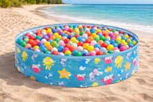 Load image into Gallery viewer, HK Online 122cm x 25cm INFLATABLE PADDLING POOL -277 Litre Capacity, 1 Air Chambers With 13mm Valve. RIGID HEAVY DUTY WALL Paddling Pool (48" Pool x 10" High)