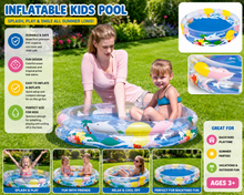 Load image into Gallery viewer, BESTWAY 92cm x 20cm INFLATABLE 2 RING PADDLING POOL -36" Pool, 88 Litre Capacity, Interconnected Air Chambers With Valve. Thick, Soft Wall Paddling Pool (48" Pool x 10" High) (Copy)