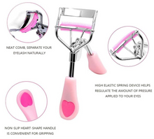 Load image into Gallery viewer, 3pcs EXPANDING TOILETRY BAG, COMB Lash Curler &amp; Foundation Brush -Makeup Travel Case, Cosmetic Bag, Easy Closure, Travel, Holiday, Overnight Stay