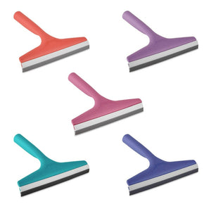 2 PACK WINDOW SQUEEGEE -Shower Squeegee, Soft Rubber Guard For Streak Free Glass Cleaning Inside & Out, For Mirrors & Tiles, Easy Hang 23cm