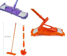 Load image into Gallery viewer, Extendable MICROFIBRE Mop -Wet or Dry Sweeper, Includes Washable Noodle Mophead