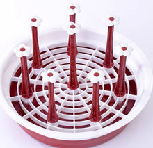 Load image into Gallery viewer, Round Glass &amp; Mug Holder, Drainer, Rack with Draining Tray -Vegetable &amp; Dish Drainer