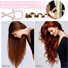 Load image into Gallery viewer, 4 Pcs HEATLESS HAIR CURLERS -1 CURLING Rod Headband Flexible Hair Roller, 2 SATIN Scrunchies &amp; 1 CLAW Hair Clip
