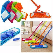 Load image into Gallery viewer, Extendable MICROFIBRE Mop -Wet or Dry Sweeper, Includes Washable Noodle Mophead