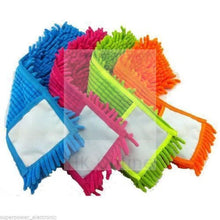 Load image into Gallery viewer, 10PK MICROFIBRE MOP HEADS Refill, Replacement Mop Pad, Dust Cloth, Washable Cleaning Sweeper Pad 41cm x 13cm approx (10 PACK Random)