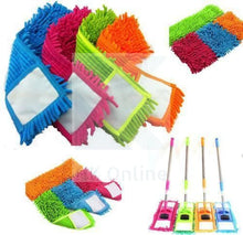 Load image into Gallery viewer, 10PK MICROFIBRE MOP HEADS Refill, Replacement Mop Pad, Dust Cloth, Washable Cleaning Sweeper Pad 41cm x 13cm approx (10 PACK Random)