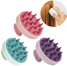 Load image into Gallery viewer, HK Online 5 PC SCALP MASSAGE BRUSH -Shampoo Brush, Silicone Hair Conditioning Brush, Hair Oiling Brush, Hair Massage Brush (SET 5 PINK)