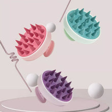 Load image into Gallery viewer, HK Online 5 PC SCALP MASSAGE BRUSH -Shampoo Brush, Silicone Hair Conditioning Brush, Hair Oiling Brush, Hair Massage Brush (SET 5 PINK)