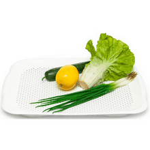 Load image into Gallery viewer, 36cm SINK CHOPPING BOARD DRAINING MAT -36 x 27cm Clutter Free Wash &amp; Drain Veg -Counter Top Dish Rack, Mug &amp; Cutlery Holder, Drip Tray