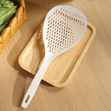 Load image into Gallery viewer, Long Handled Colander Pasta Scoop -Strainer Ladle, Pasta Drainer, Wash Fruit &amp; Veg, Handled Sieve, Strainer Basket, Sieve &amp; Serve