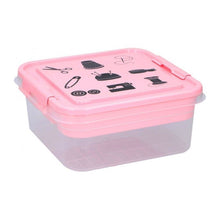 Load image into Gallery viewer, HK ONLINE 4 COMPARTMENT TRAY &amp; STORAGE HOBBY BOX -26cm x 25cm x 11cm Sewing Box, Screw Box, Jewellery Box, Storage Box, Craft Box, Bits &amp; Bobs