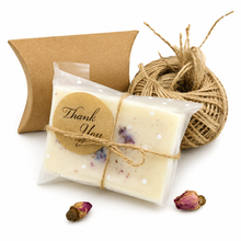 Load image into Gallery viewer, Handmade Natural SOLID BODY LOTION BAR (LARGE 80g) -Cocoa &amp; Shea Butter, Coconut Oil, Beeswax, Crushed Dried Flowers, Natural Essential Oils (Lavender, Peony  &amp; Rose)