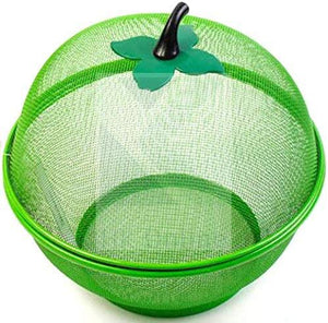 1 RED & 1 Green Apple Mesh Fresh Fruits Basket & Citrus Peeler -Keep Unwanted Pets & Insects Out