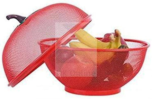 2 x Red Apple Mesh Fresh FRUITS BASKET & Citrus Peeler -Keep Unwanted Pets & Insects Out