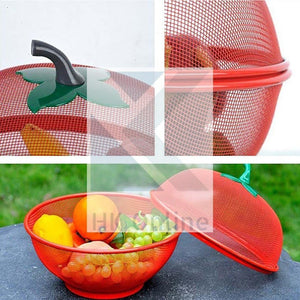 Apple Mesh Fresh FRUIT BASKET, Citrus Peeler & LED Torch -Keep Insects & Pets Out