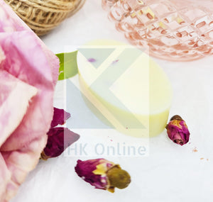 100% Natural Solid FACIAL OIL Lotion Bar -Cocoa & Shea Butter, Coconut Oil, Argan Oil, Japanese Camellia Oil, Carnation, Rose, Jasmine Oil, 20g Bar