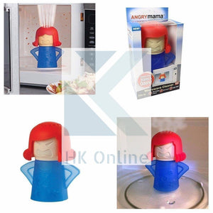 Fast Action 'Angry Mama' MICROWAVE STEAM CLEANER -Non Toxic, Simply Add Water