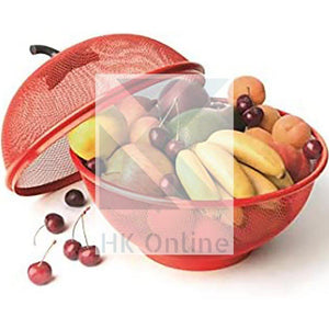 Apple Mesh Fresh FRUIT BASKET, Citrus Peeler & LED Torch -Keep Insects & Pets Out
