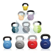 Load image into Gallery viewer, 6kg Soft Touch Vinyl Coated Cast Iron KETTLEBELL -Sumo Squats, Walking Lunges