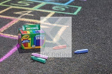Load image into Gallery viewer, 48 CRAYOLA SIDEWALK CHALKS -Anti Roll, New Tropical Colours, Washable