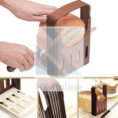 Collapsible BREAD SLICER -Loaf Cutter, Slicing Guide, 4 Variable Thickness Options