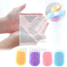 Load image into Gallery viewer, PK 20 Hygienic Disposable SOAP SHEETS -Travel Soap, Handbag, Holiday, Journey