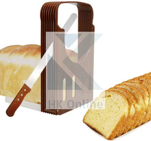Load image into Gallery viewer, Collapsible BREAD SLICER -Loaf Cutter, Slicing Guide, 4 Variable Thickness Options