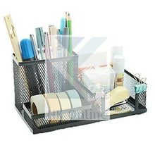 Load image into Gallery viewer, Stationery Mesh DESK ORGANISER -Desk Tidy, Pen Holder, Post It Holder, Pencil Pot