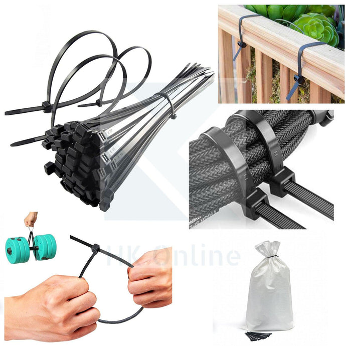 2000 Heavy Duty CABLE TIES -Fencing Ties, Gardening, Mailbags