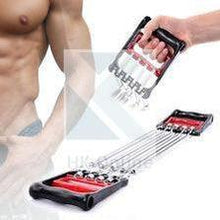 Load image into Gallery viewer, Body Building CHEST EXPANDER -Professional Strength Chest Pull 5 SPRING Fitness